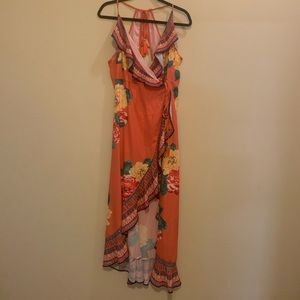 Fashion Nova Floral Wrap Dress